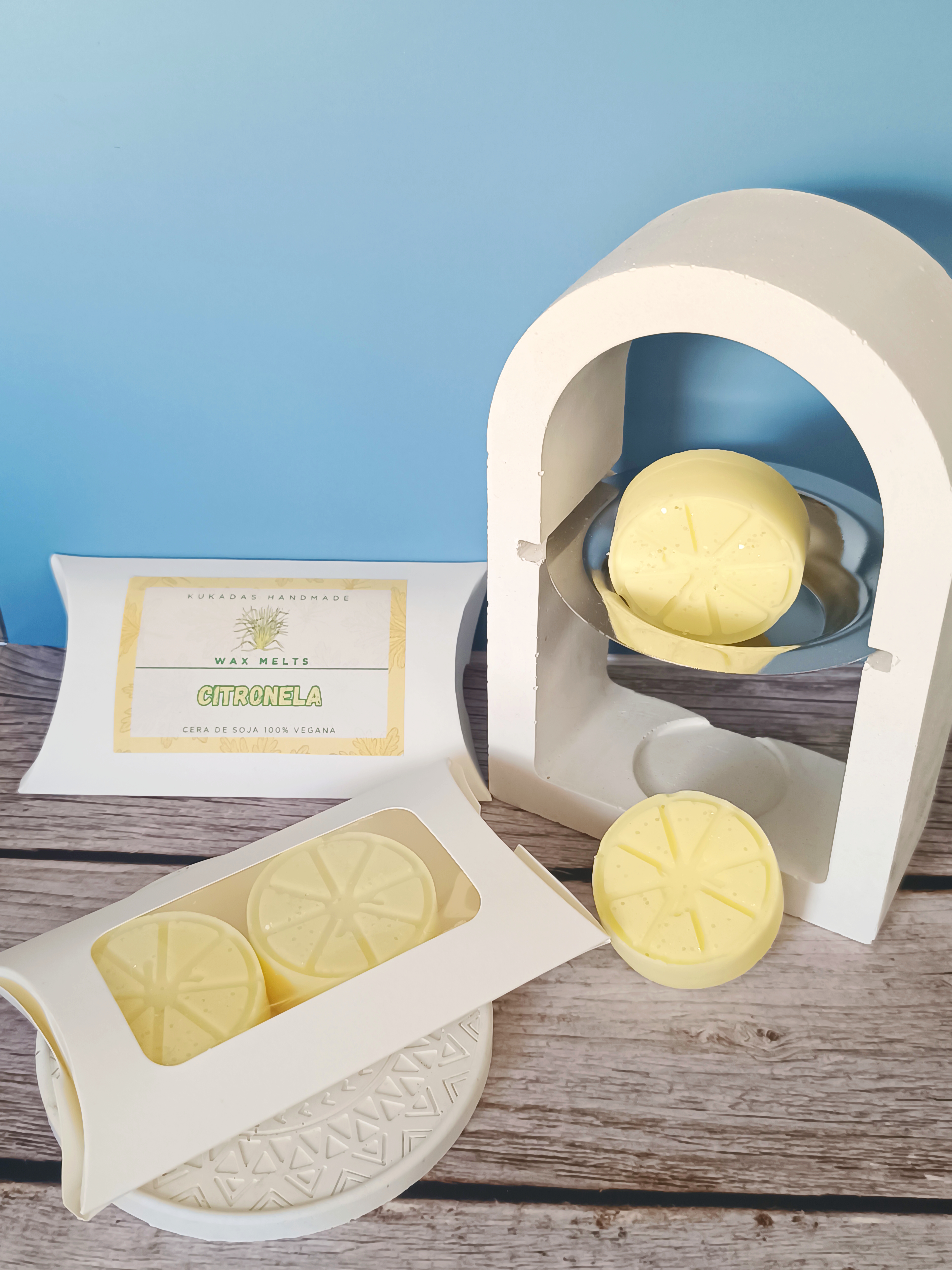 Wax Melts Pack 2 Rodajas de Citronela - Antimosquitos