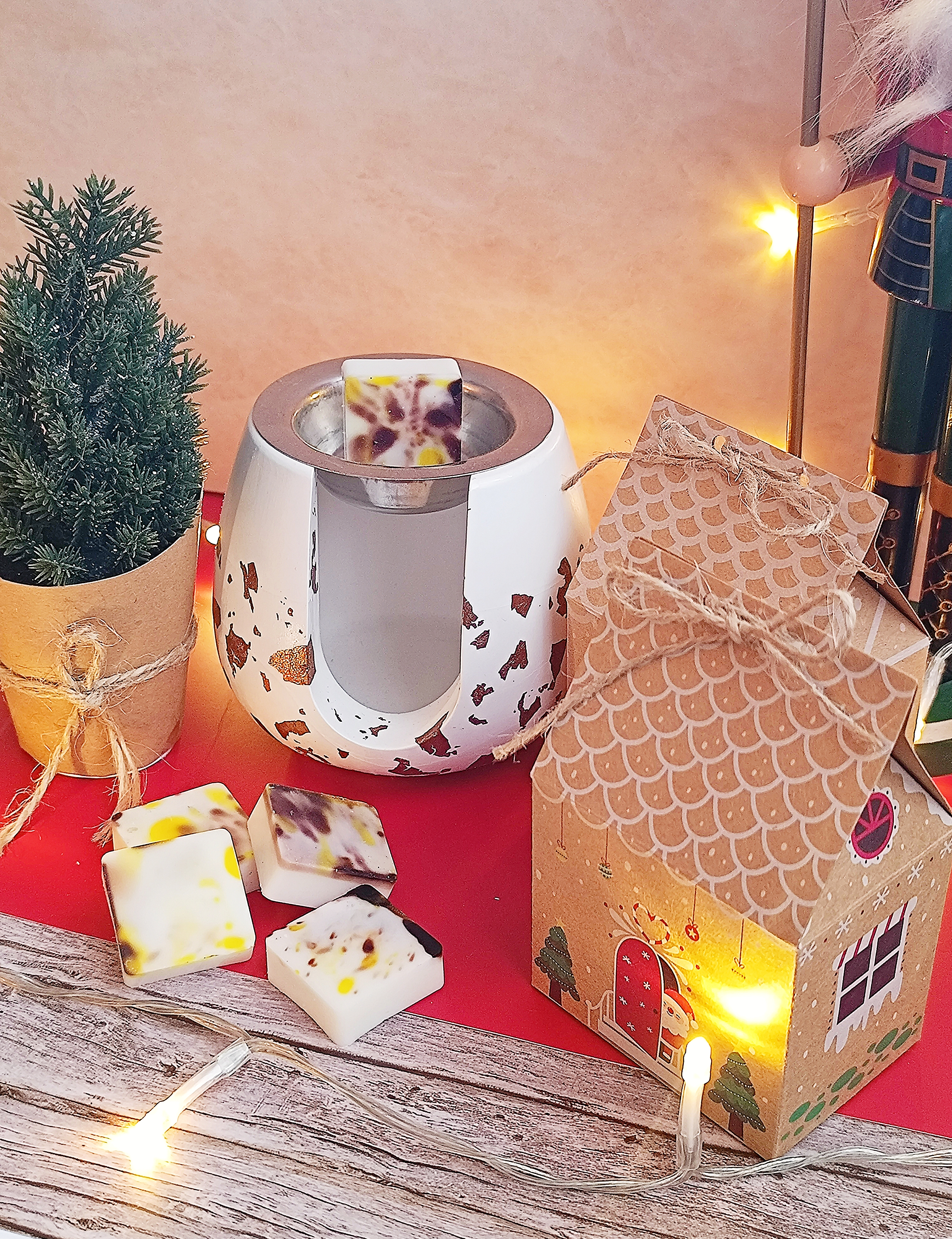 Wax Melts Chimenea - Cajas Casas Navideñas
