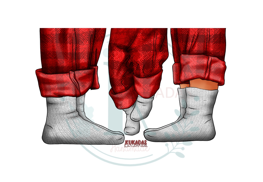 LÁMINA DIGITAL - Mi Primera Navidad - ROJO