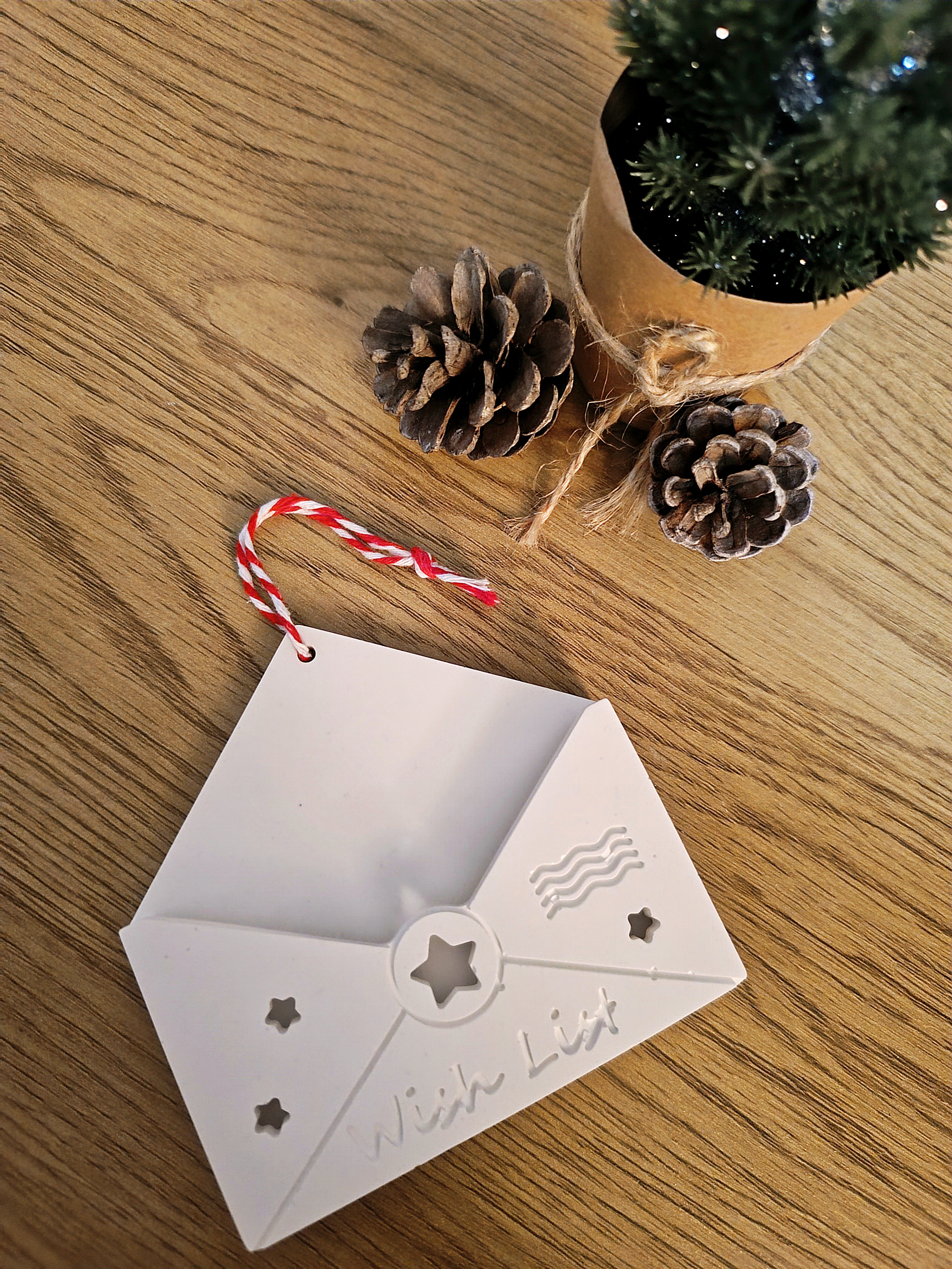 Sobre para regalos Navidad - Adorno árbol