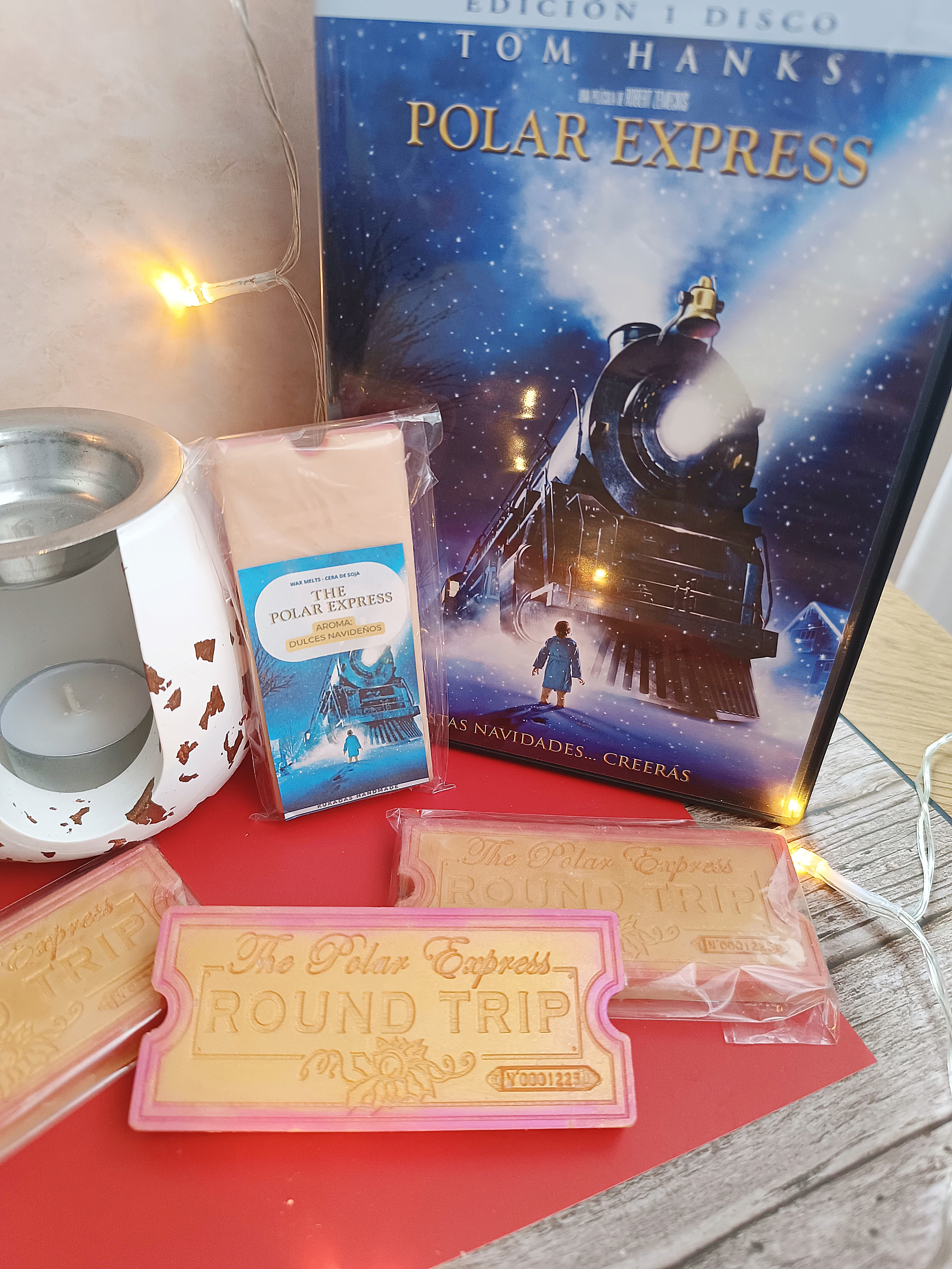 Wax Melts Polar Express - Billete dorado