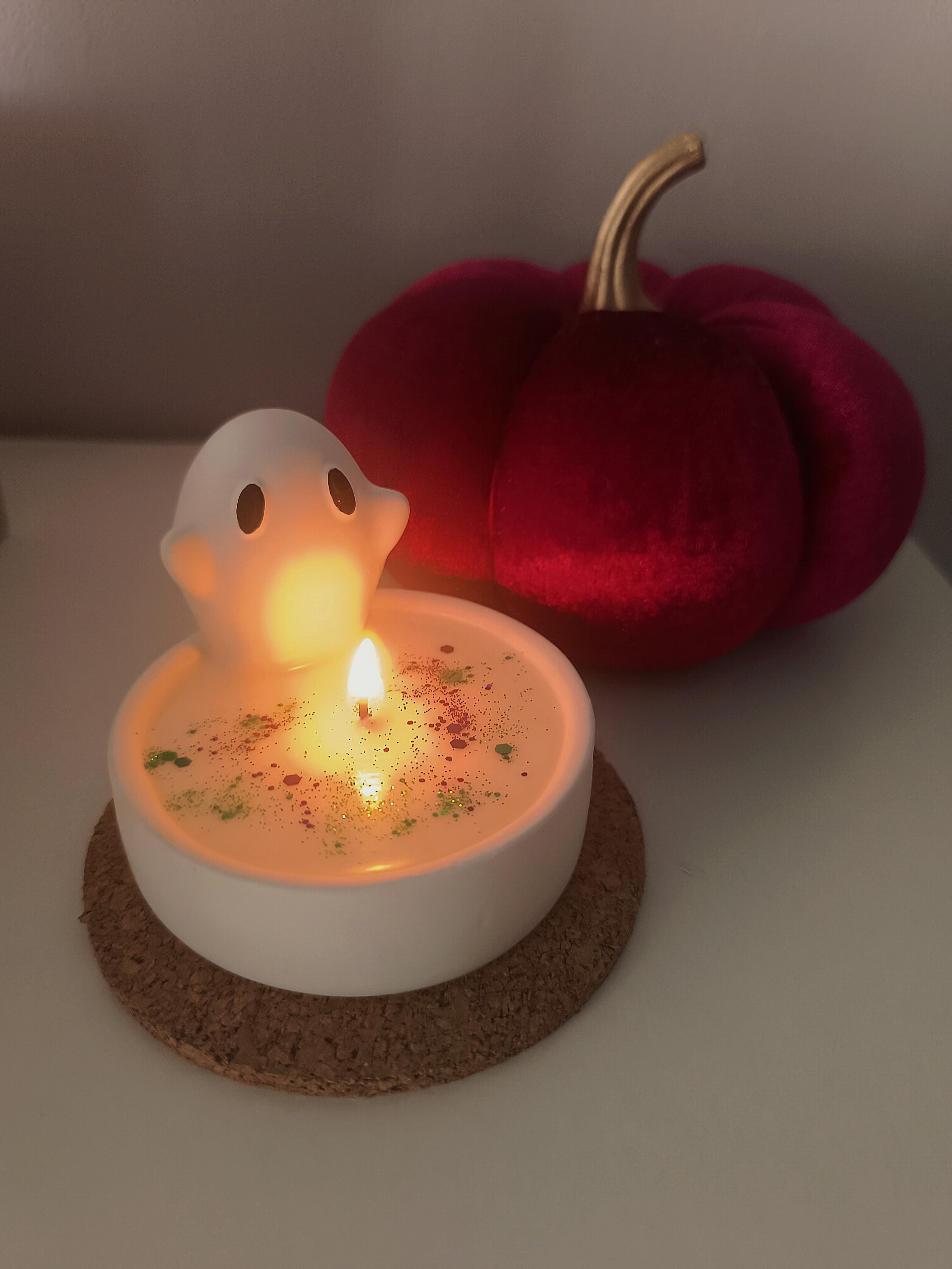 Vela artesanal Dulce Fantasma