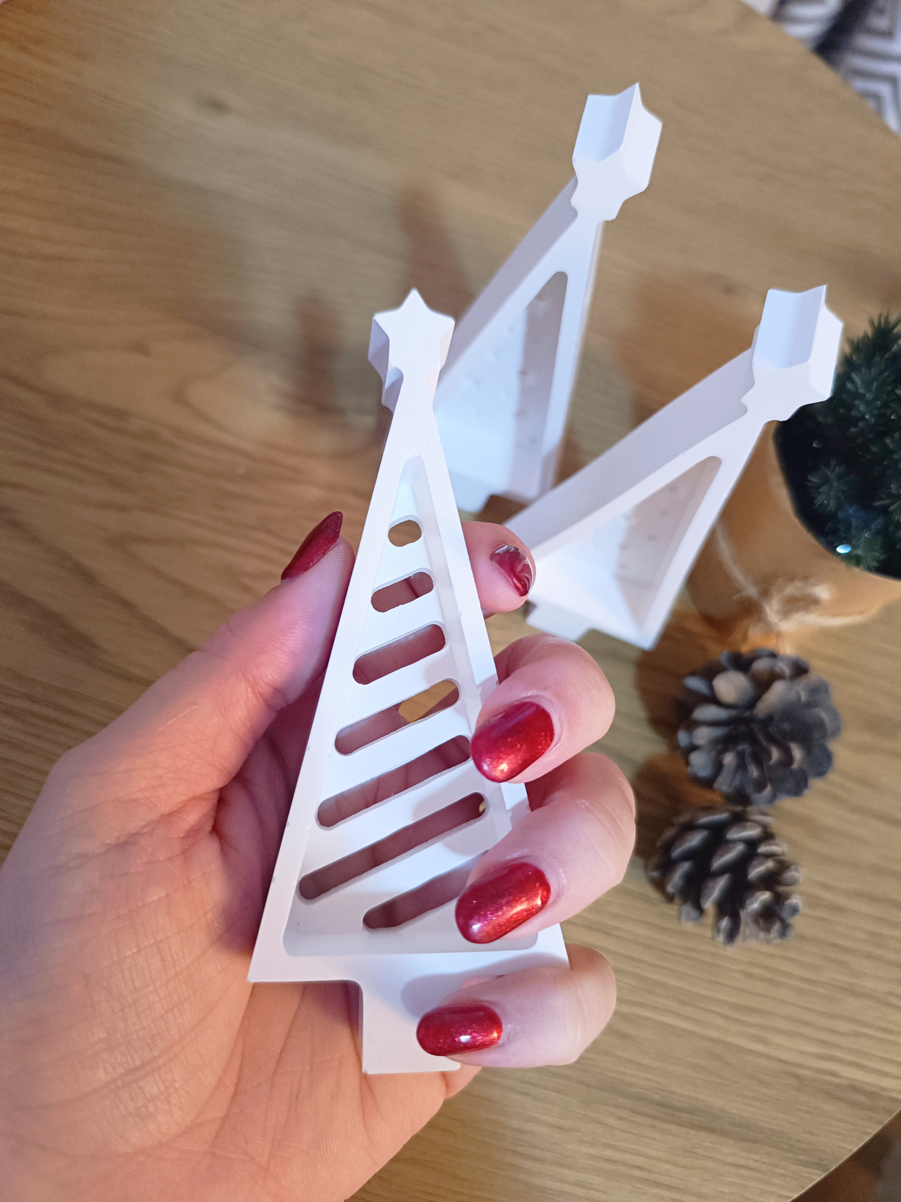 Árboles de Navidad decorativos - Pack de 3 piezas