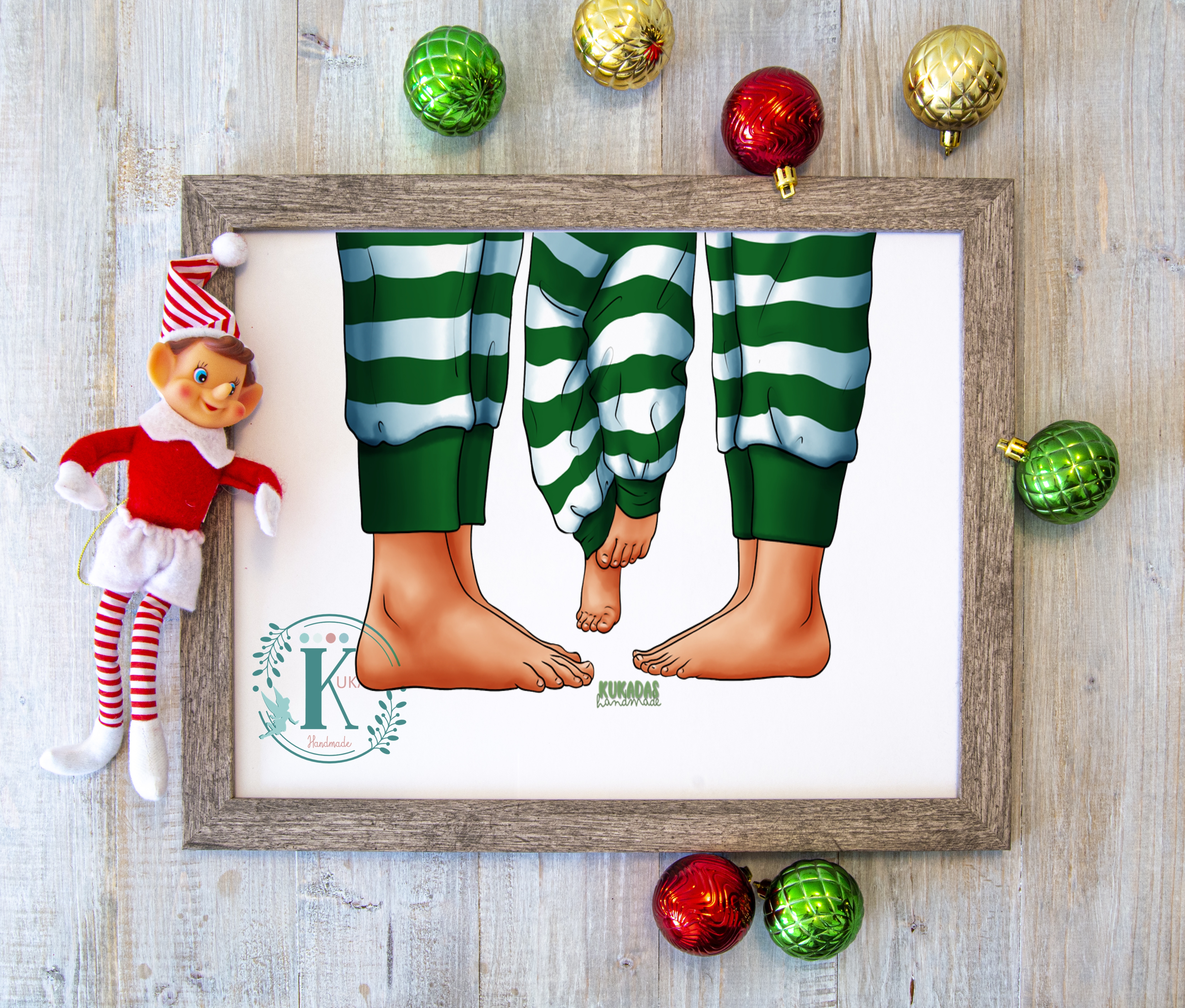 LÁMINA DIGITAL - Mi Primera Navidad - VERDE