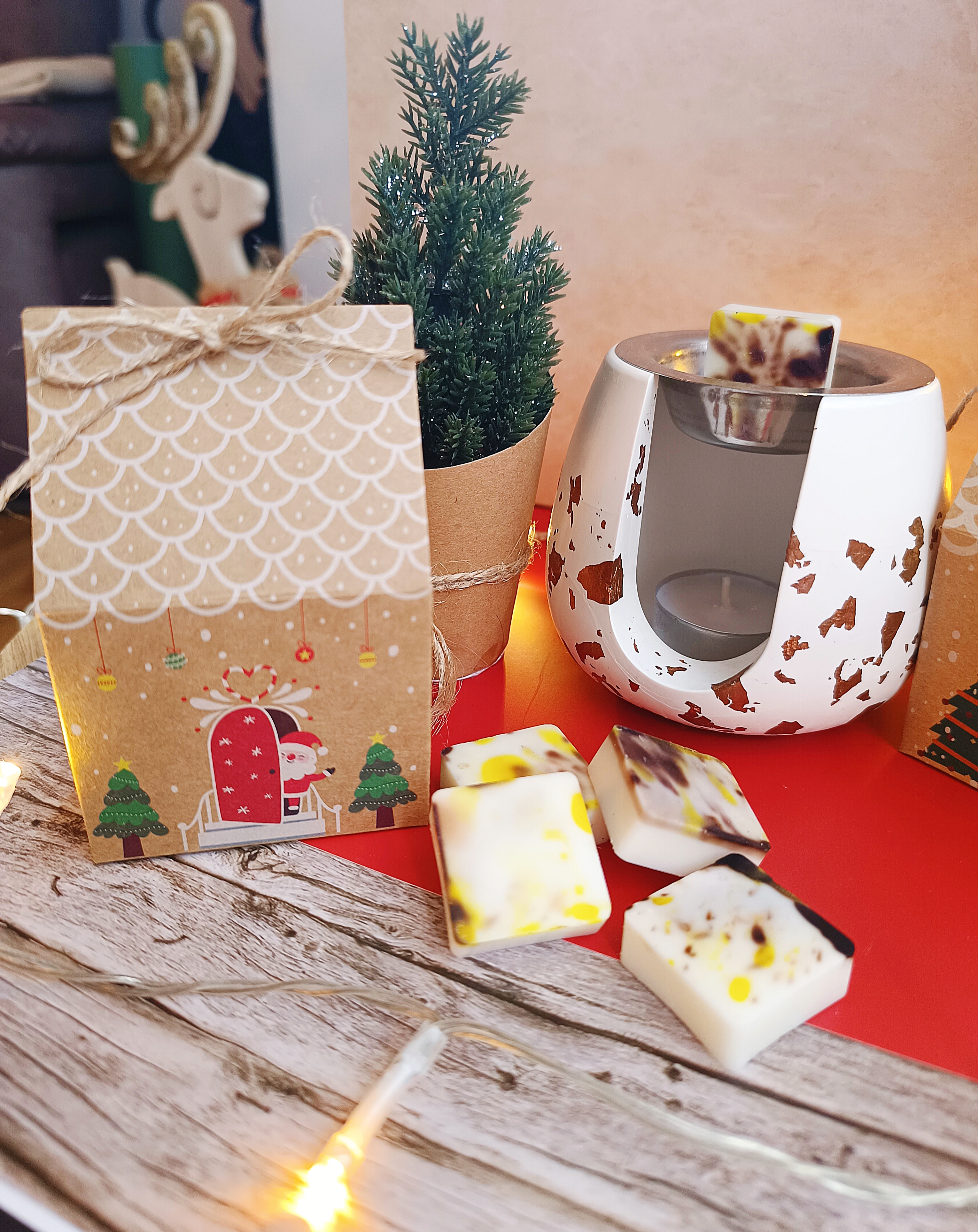 Wax Melts Chimenea - Cajas Casas Navideñas