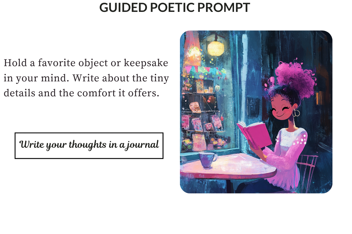 Guided Poetic Prompt Card