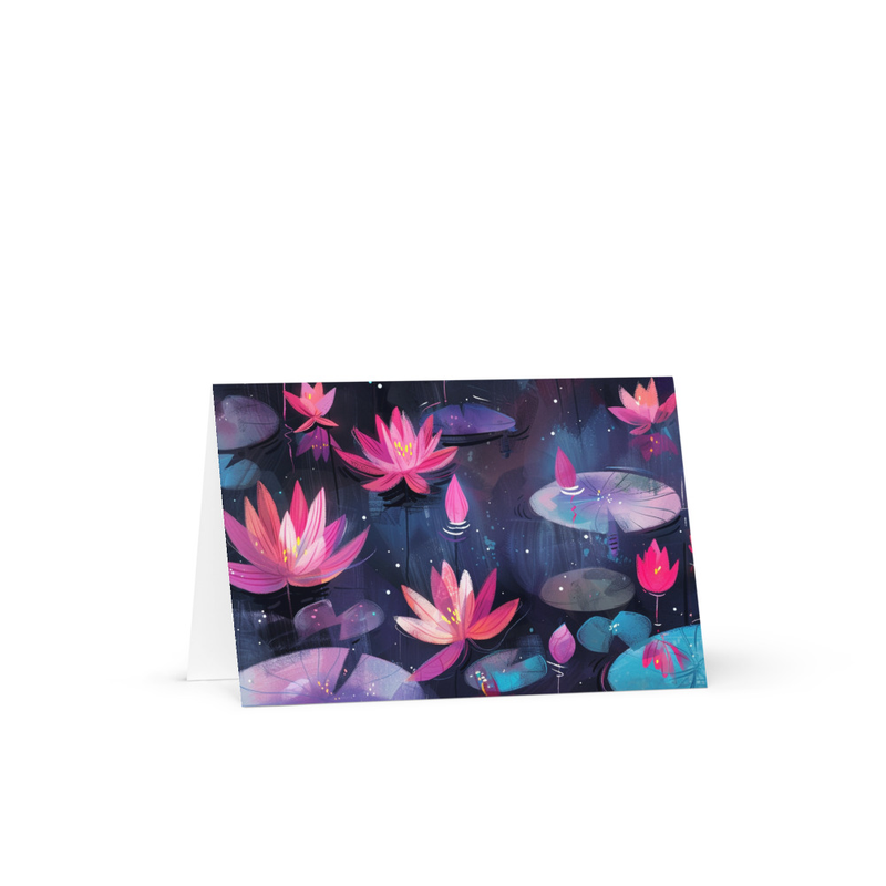 Lotus Serenade Greeting Card