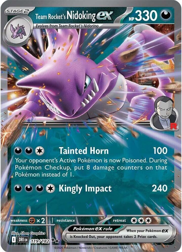 Team Rocket's Nidoking ex *espaol