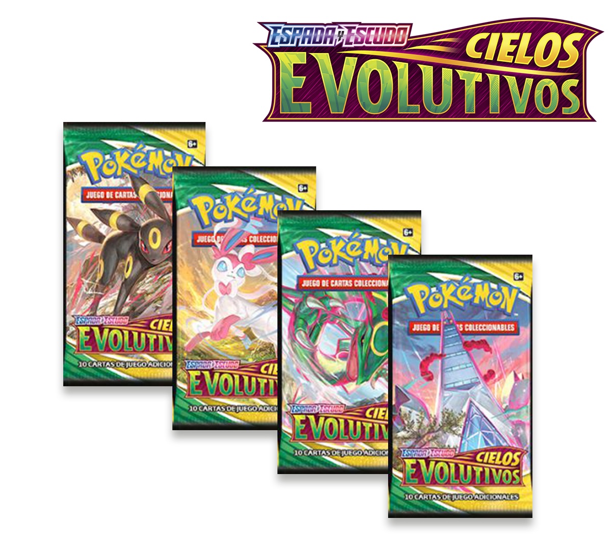 Pokémon TCG: Booster - Cielos Evolutivos (10 Cartas) *español