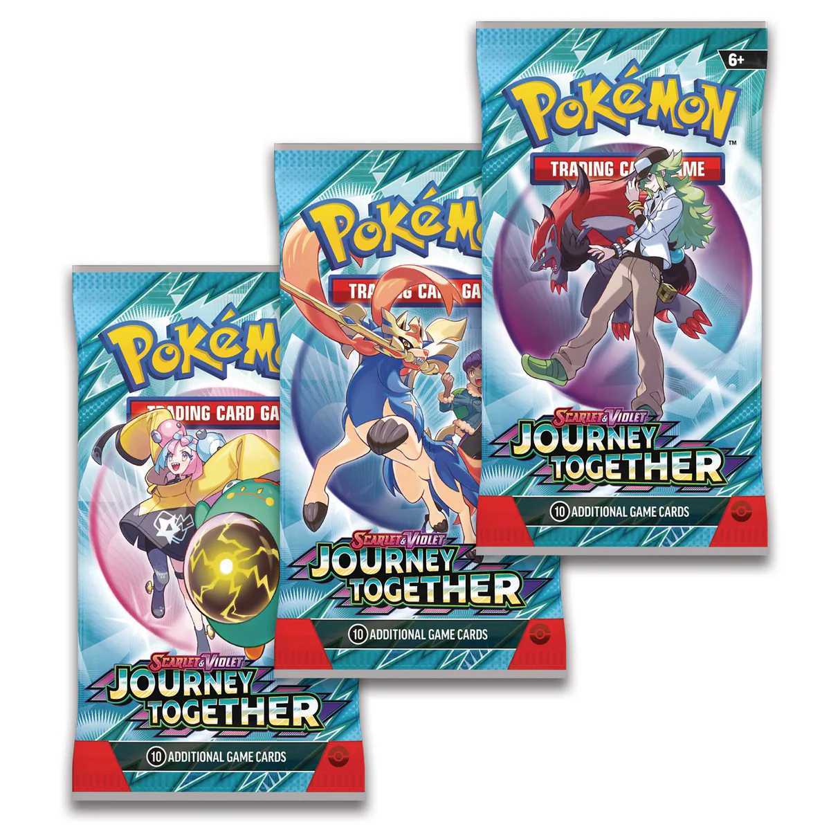 Pokémon TCG: Blister 3 Pack Pokémon Journey Together [Scrafty] *español