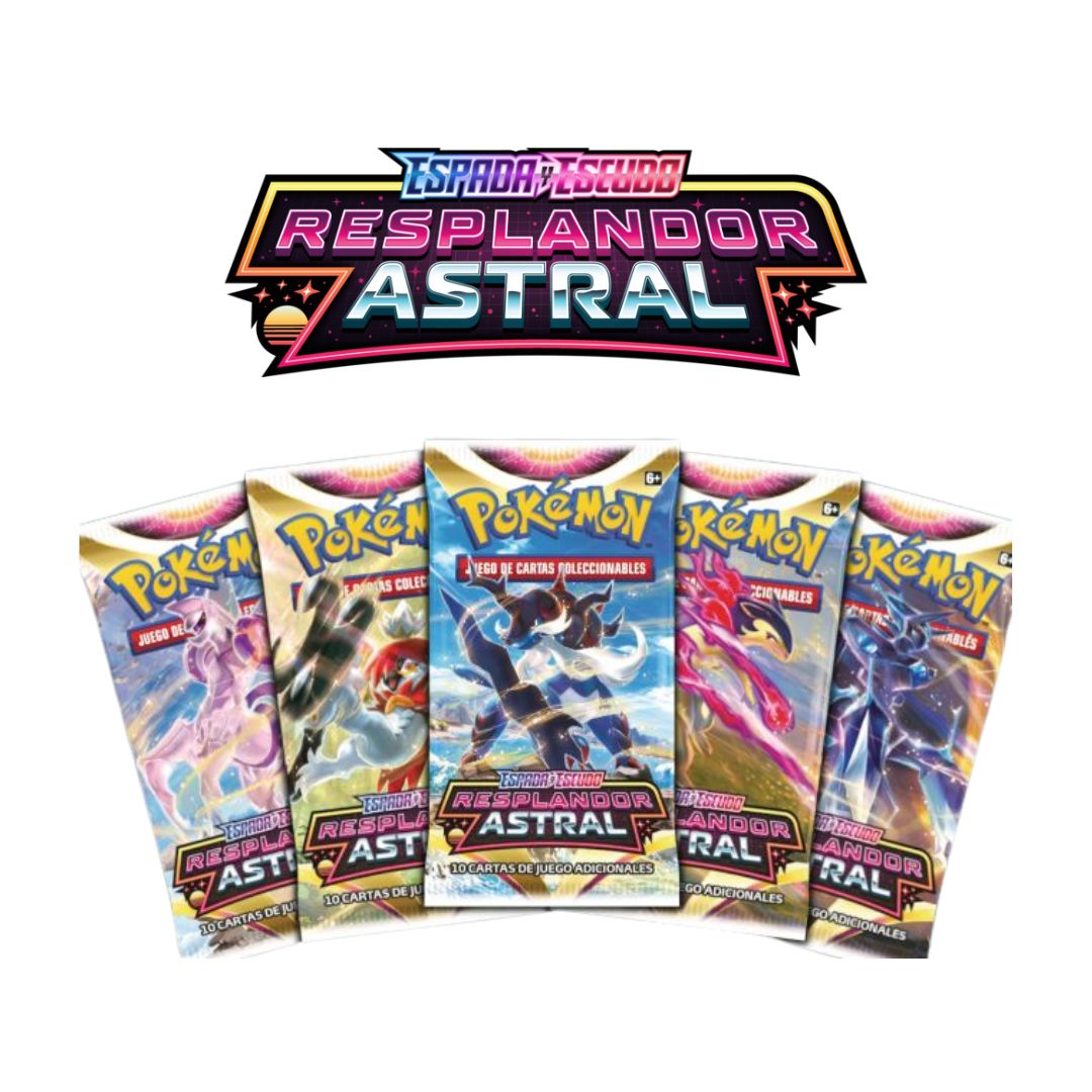 Pokémon TCG: Booster - Resplandor Astral (10 Cartas) *español