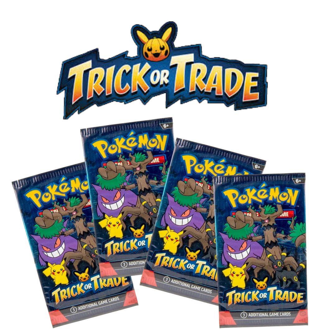 Pokémon TCG: Booster - Trick or Trade 2024 (3 Cartas)