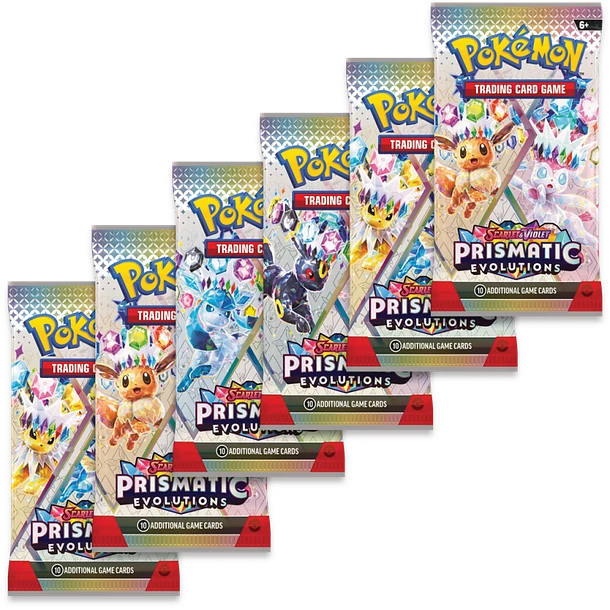 Pokémon TCG: BoosterBundle - Prismatic Evolutions (6 sobres) *inglés