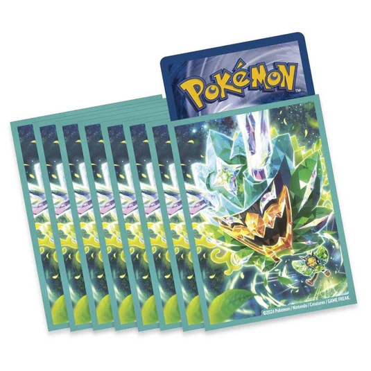  Accesorios - Ogerpon ex Premium Collection Sleeves - Fundas para Cartas Pokémon (65 unidades)