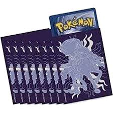 Accesorios - Shadow Rider Calyrex Chilling Reign ETB Sleeves - Fundas para Cartas Pokémon (65 unidades)