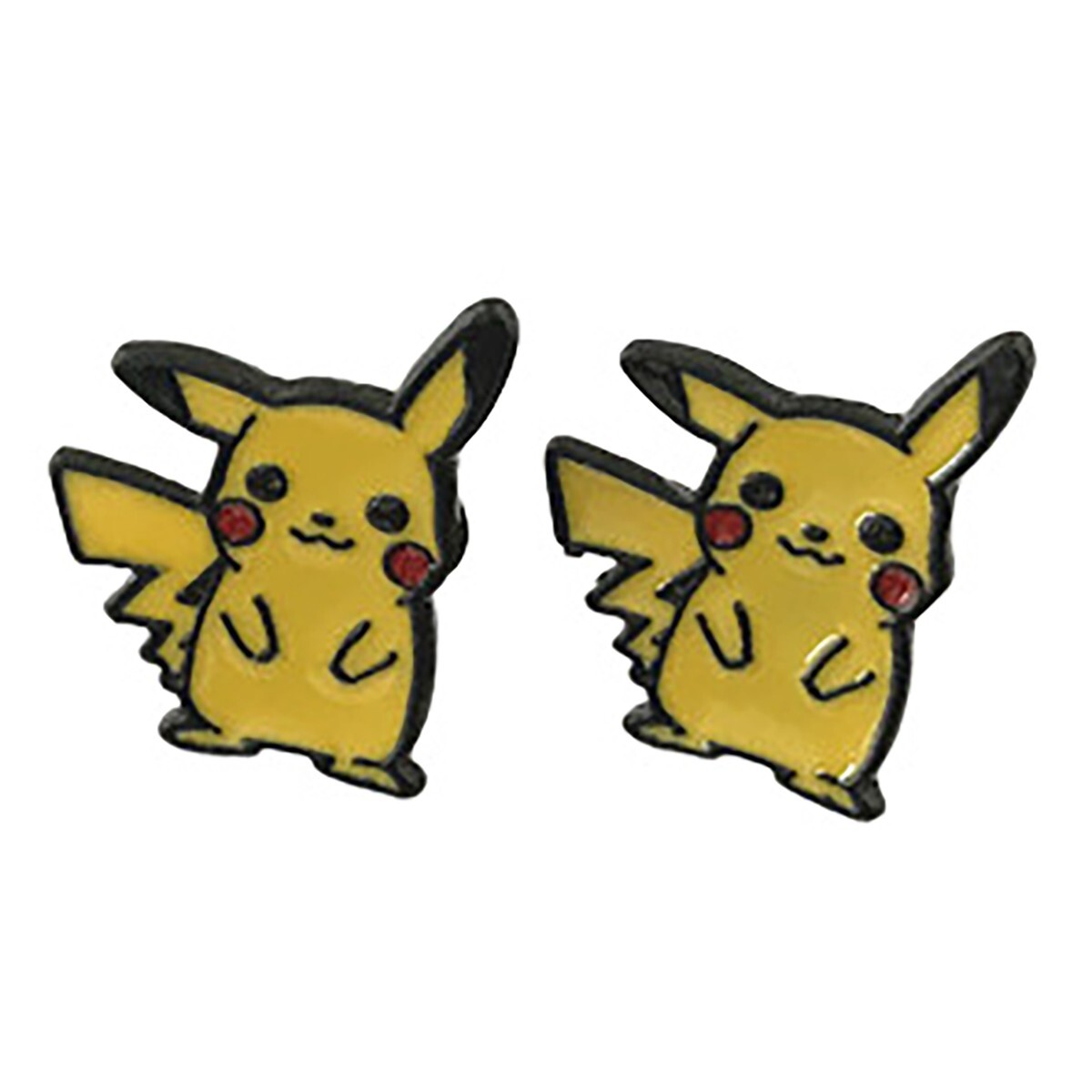 Pokémon Joyería: Aretes Pikachu Stud – Hipoalergénicos y Sin Níquel
