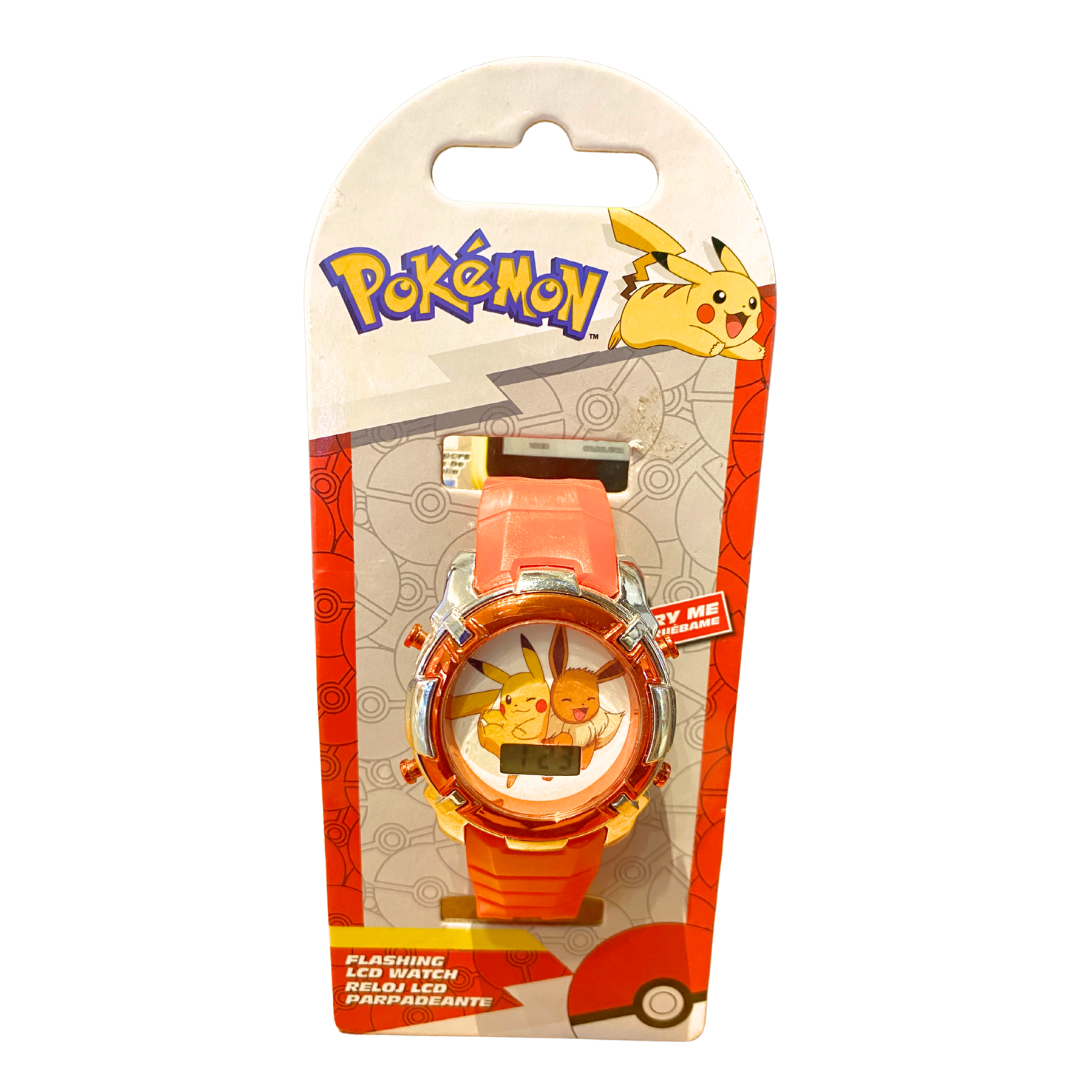  Pokémon Accesorio: Reloj LCD Flashing – Pikachu & Eevee
