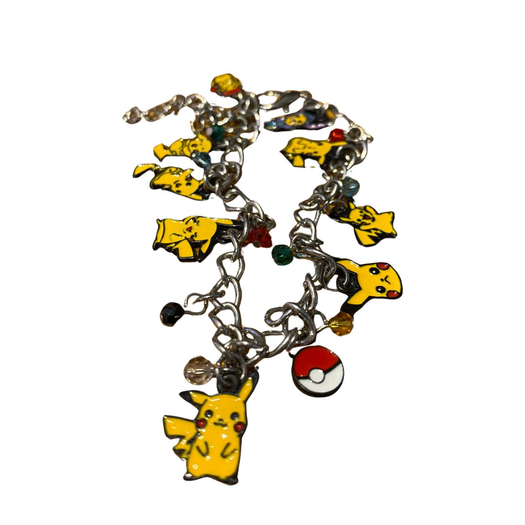 Pokémon Joyería: Pulsera con Dijes de Pikachu