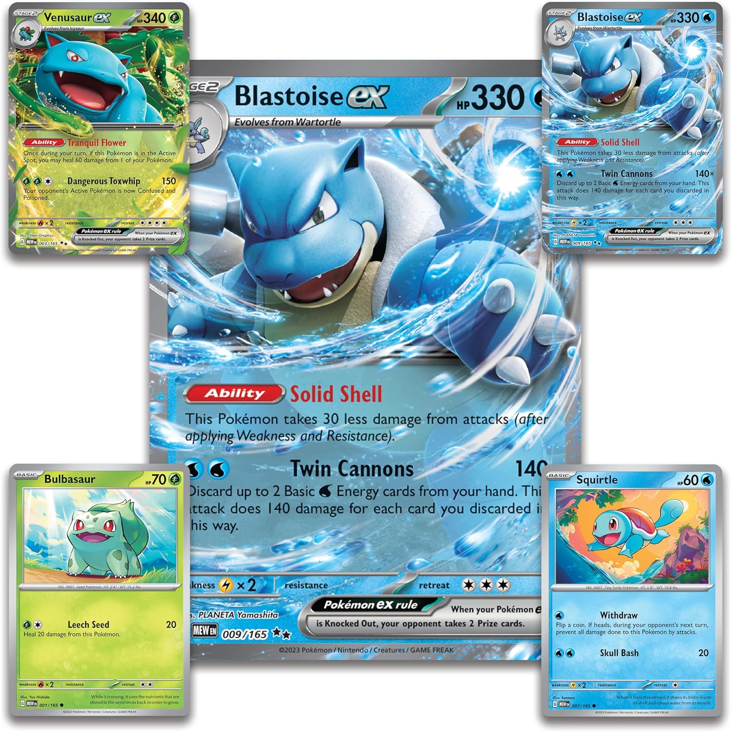 Pokémon TCG: Blooming Waters 151 Premium Collection – 12 Booster Packs + Promos *inglés