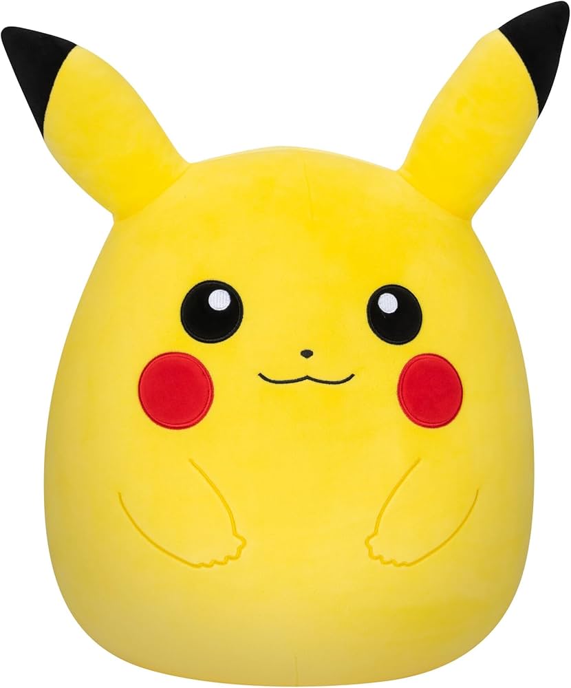 Pokémon Peluche - Squishmallow Pikachu (30 cm)