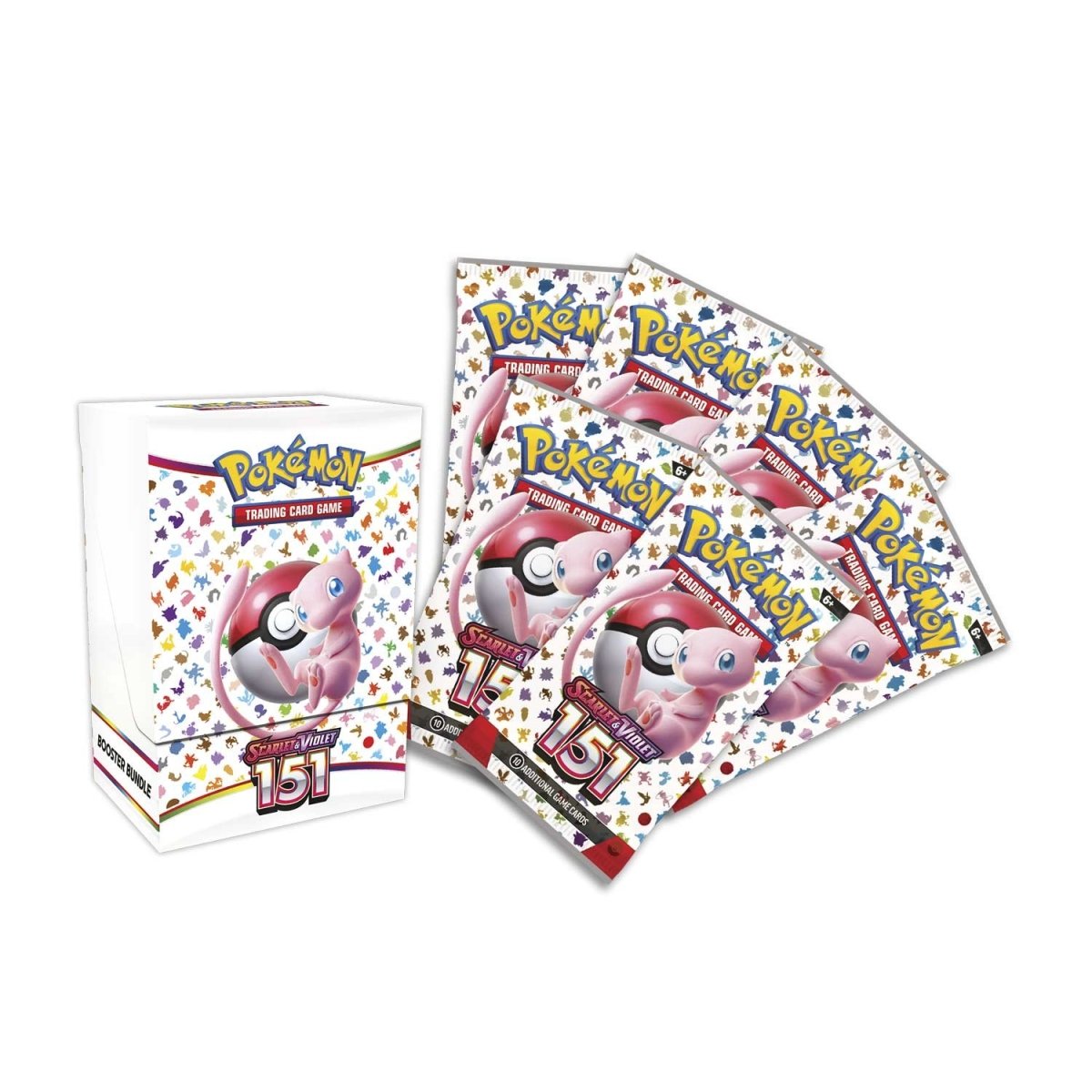 Pokémon TCG: Booster Bundle - Scarlet & Violet 151 SV151 Mew (6 sobres) *inglés