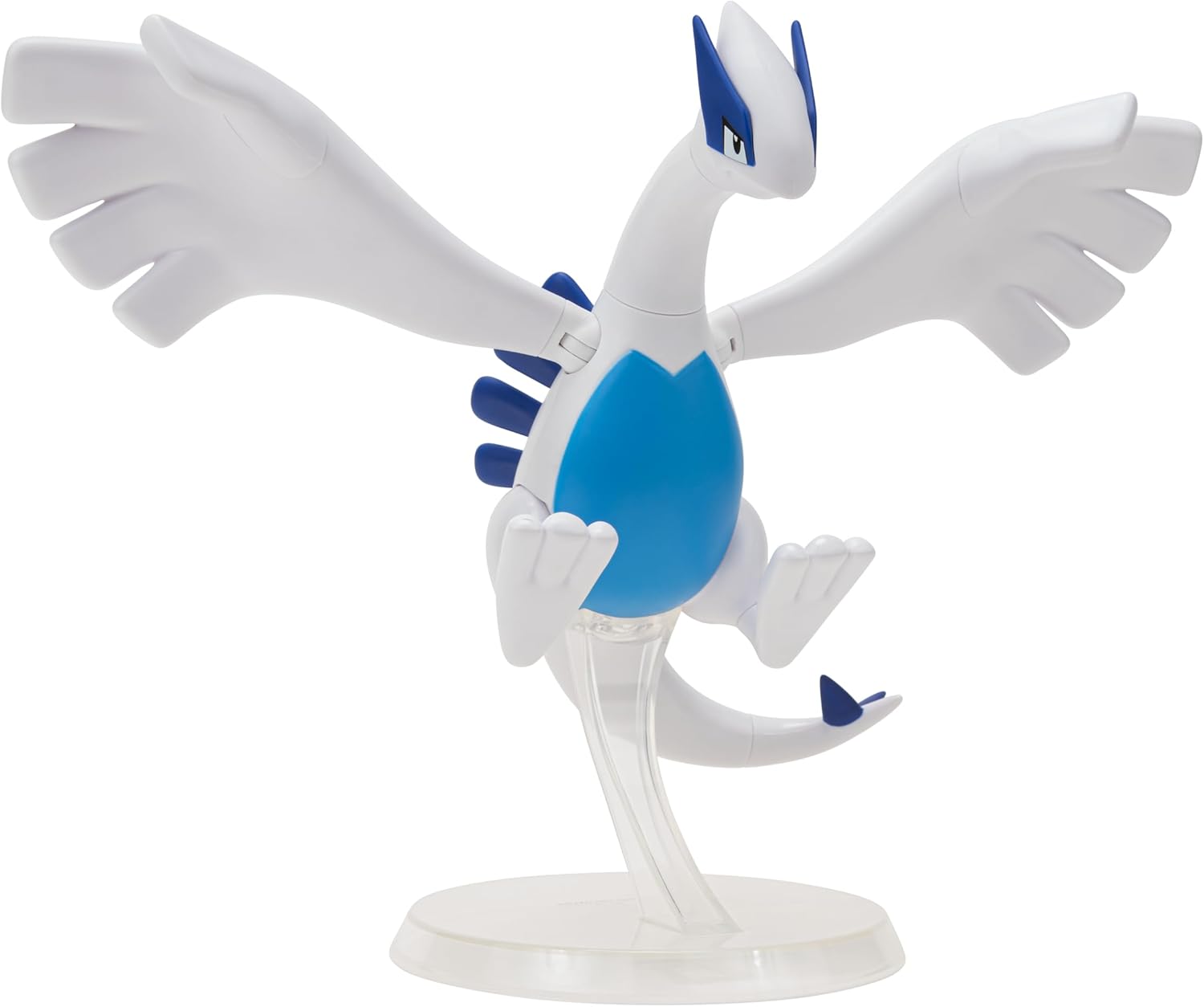 Pokémon: Figura Épica de Batalla Lugia – 12 pulgadas articulada con base de vuelo (producto oficial de Jazwares)
