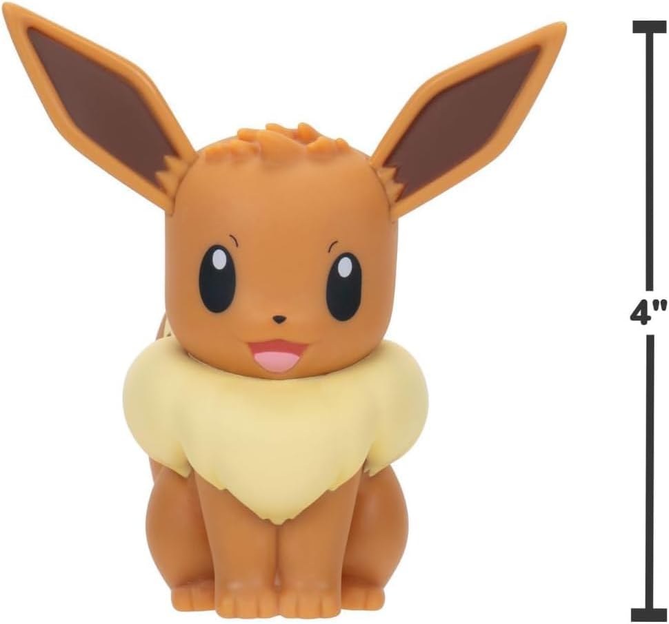 Pokémon: Figura Eevee Select de Vinil – 4 pulgadas (producto oficial de Jazwares)