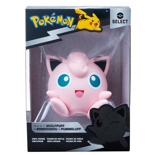 Pokémon: Figura Jigglypuff Sentado de Vinilo – 7.6 cm (producto oficial de Jazwares)