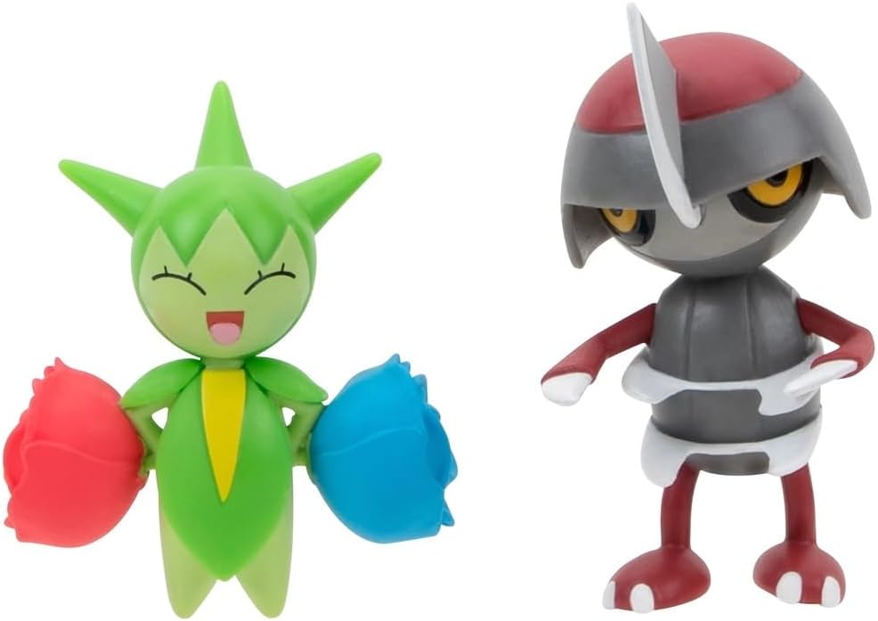Get ready for an adventure with this Battle Figure Pack featuring Two official Pokemon 2" figures!