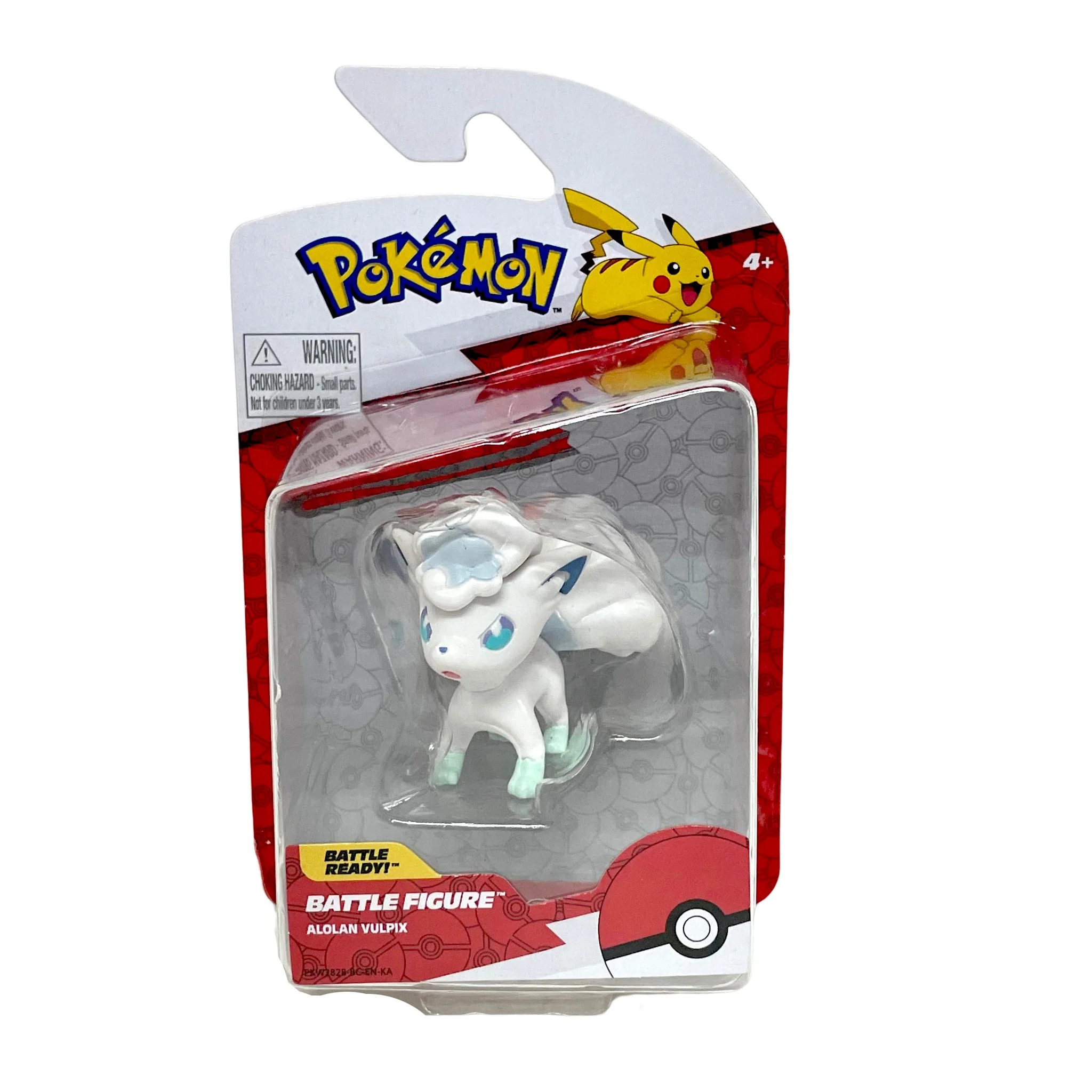 Pokémon: Figura de Batalla Alolan Vulpix – 2 pulgadas (producto oficial de Jazwares)