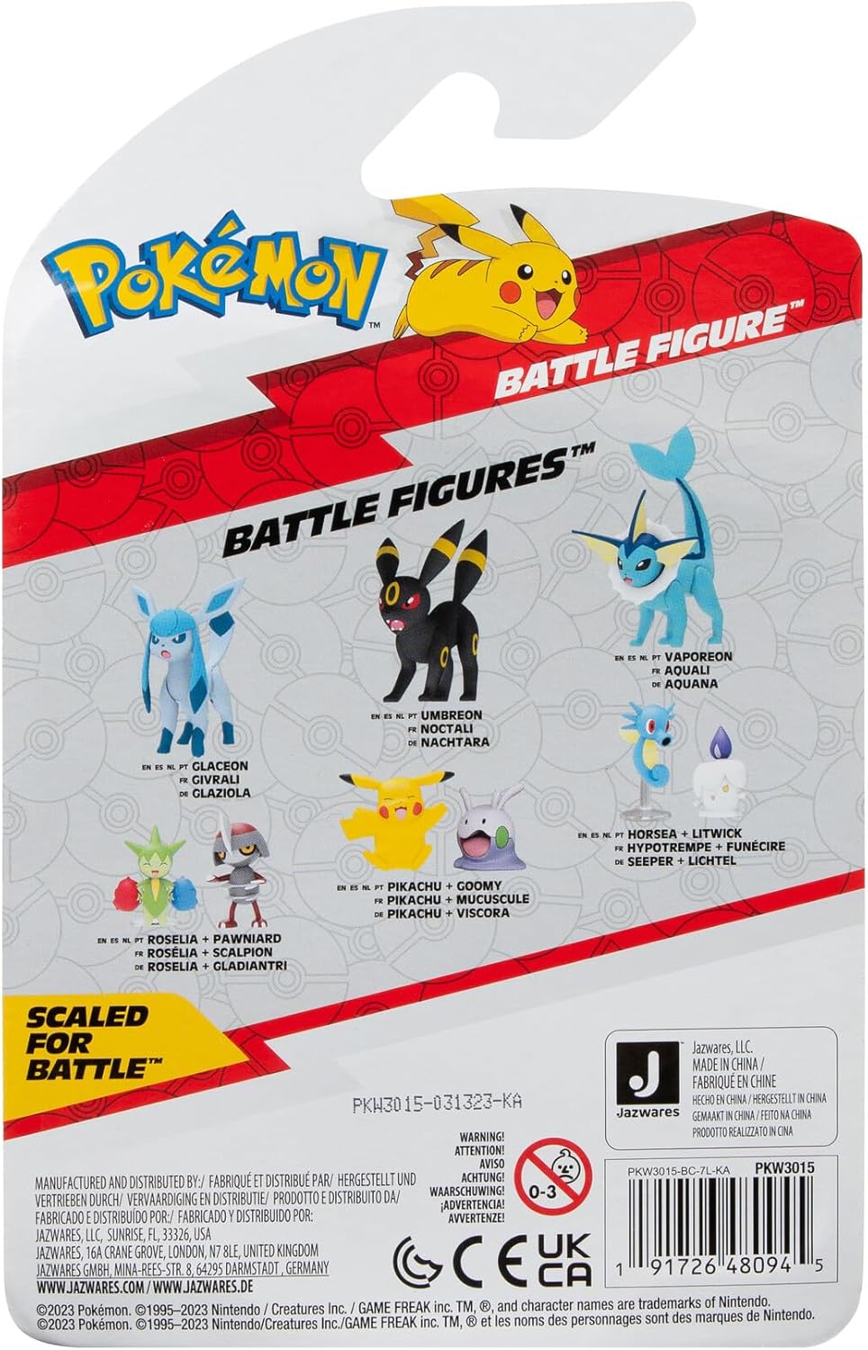 Pokémon: Figura Umbreon Articulada de Batalla – (producto oficial de Jazwares)