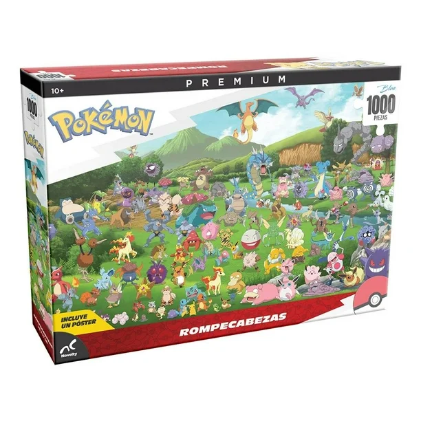 Rompecabezas Premium Pokémon – 1000 piezas (edición para adultos, calidad novelty)