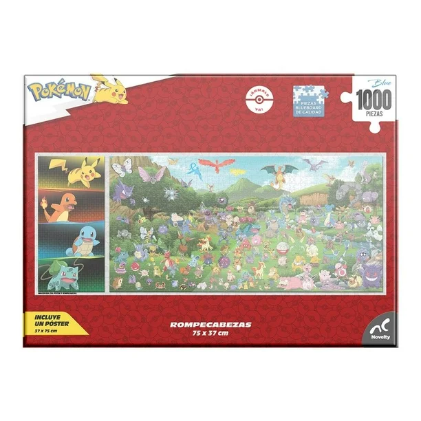 Rompecabezas Premium Pokémon – 1000 piezas (edición para adultos, calidad novelty)