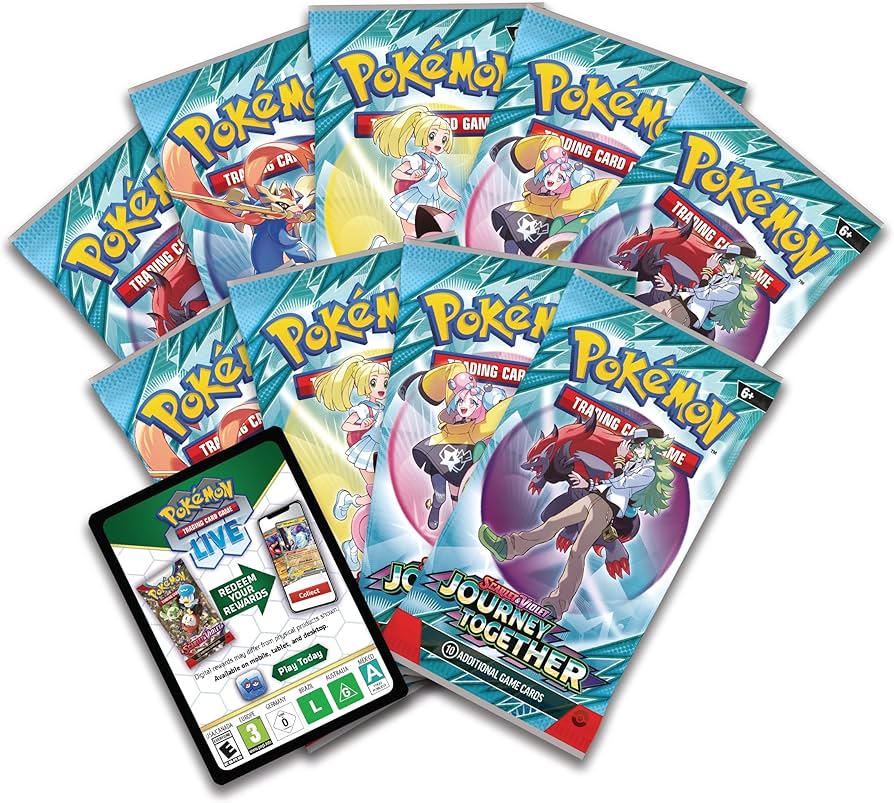 Pokémon TCG: Booster - Journey Together (10 cartas) *inglés