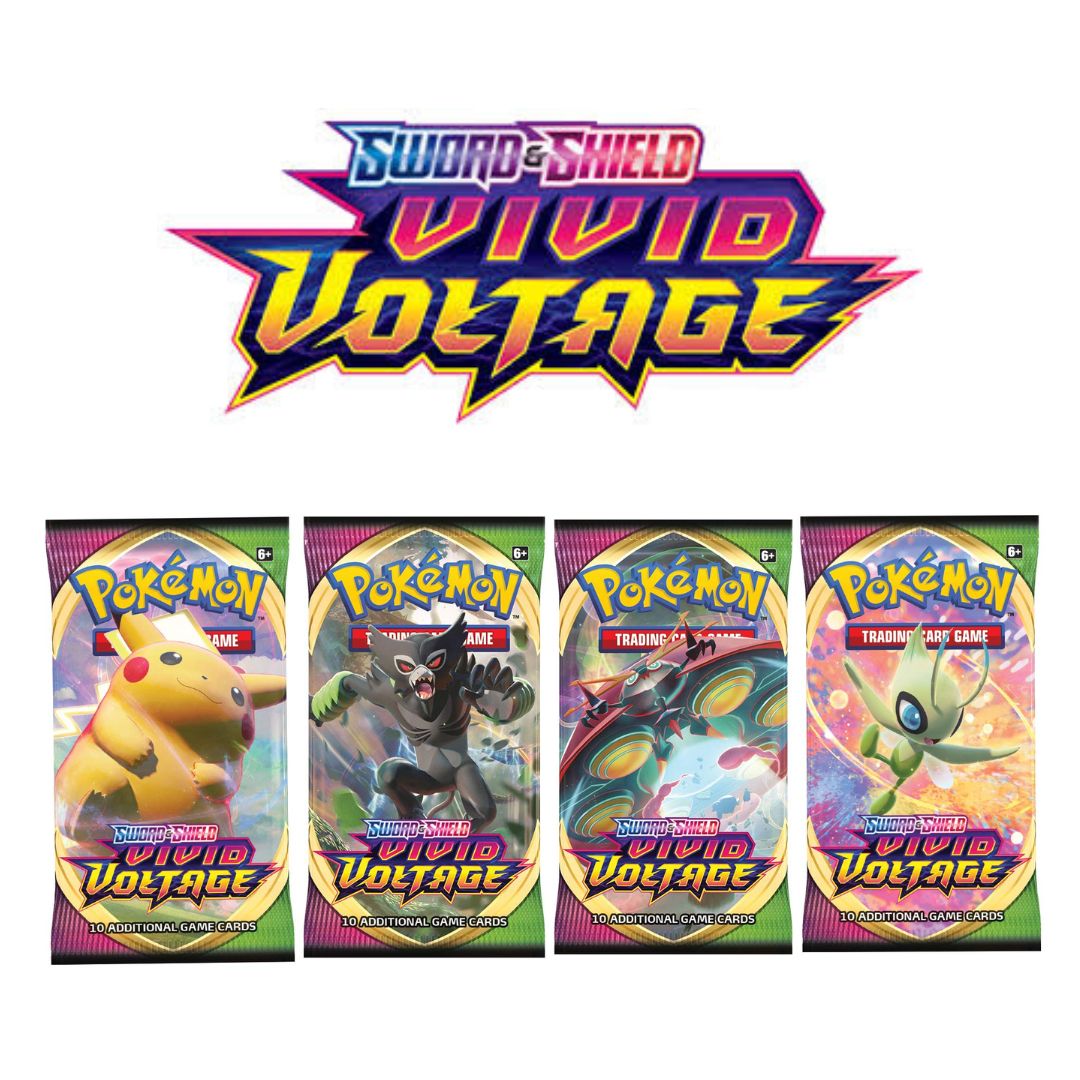 Pokémon TCG: Booster Pack - Vivid Voltage - Sword & Shield for (10 cartas) *inglés 