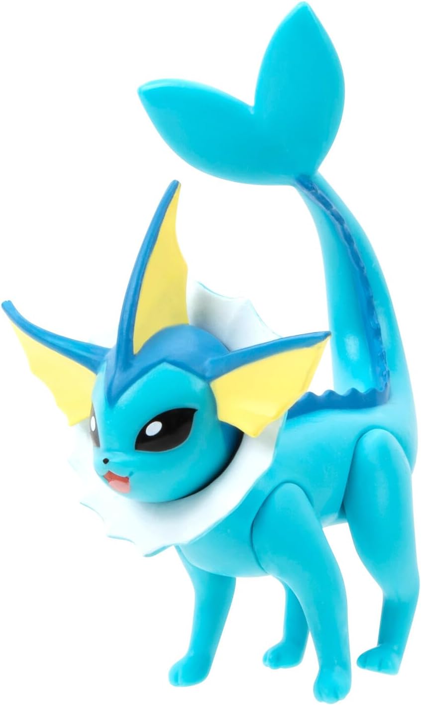Pokémon: Vaporeon Battle Figure – 7.5 cm (producto oficial de Jazwares)