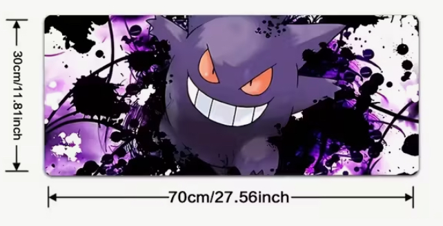 Playmat Pokémon TCG: Gengar Blanco 30x70 cm
