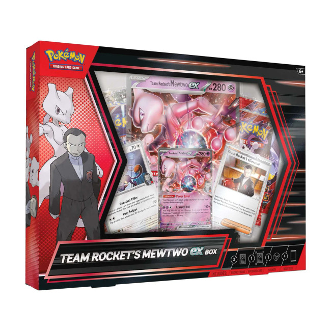 Pokémon TCG: Box - Team Rocket’s Mewtwo Ex *español