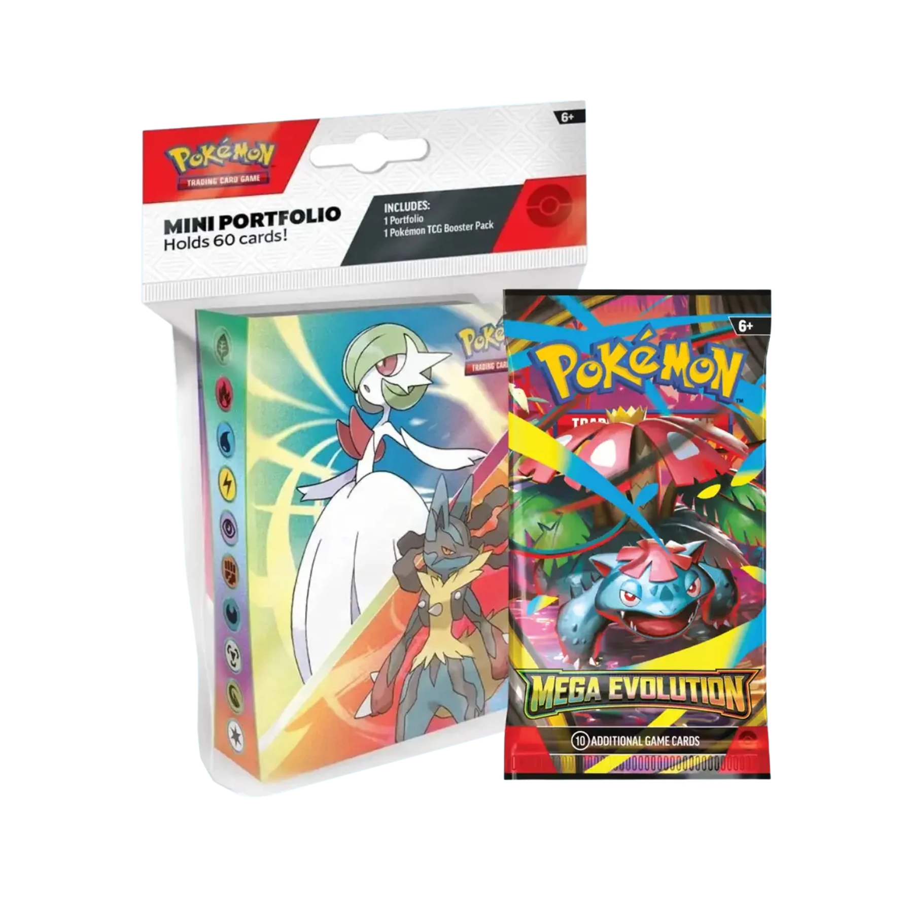 Pokémon TCG: Mega Evolution - Mini Álbum 60 Cartas + 1 Sobre
