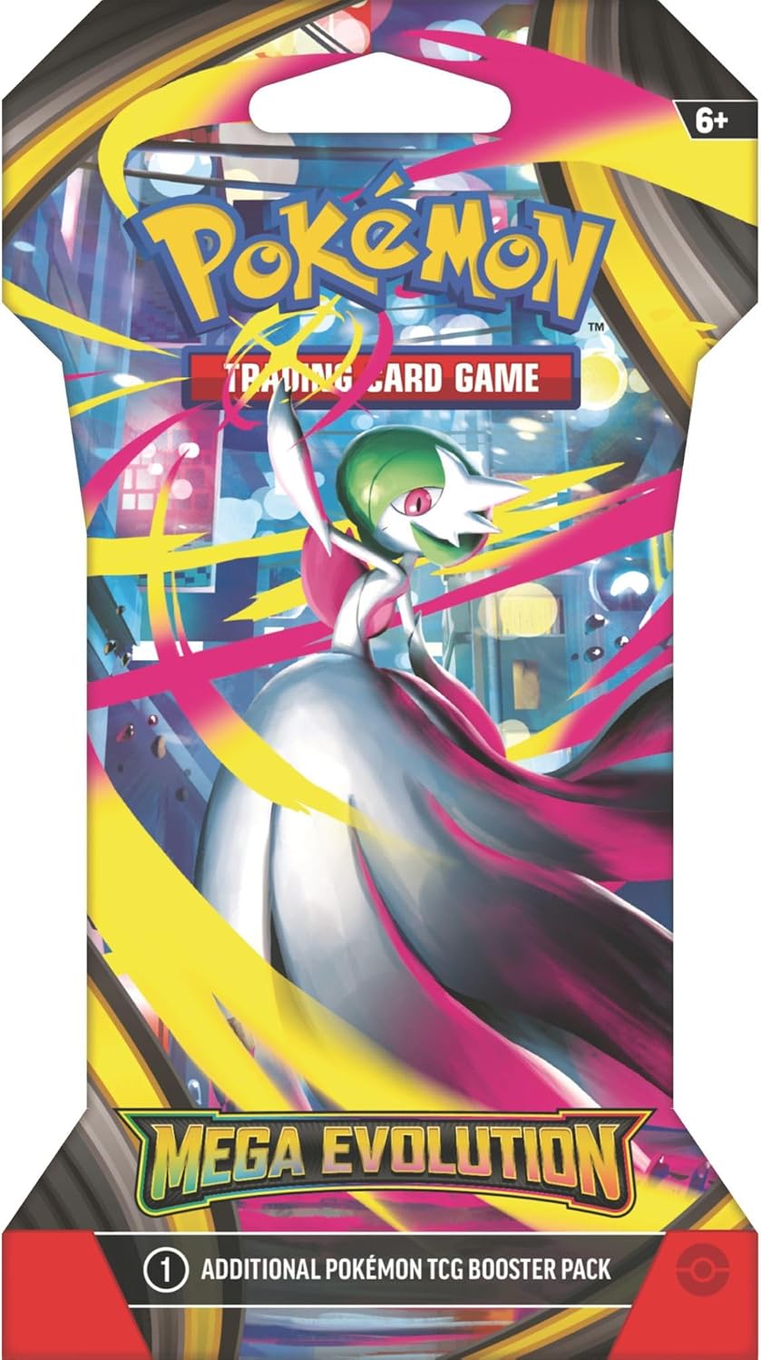 Pokémon TCG: Mega Evolution - Sleeved Booster Pack (10 Cartas)