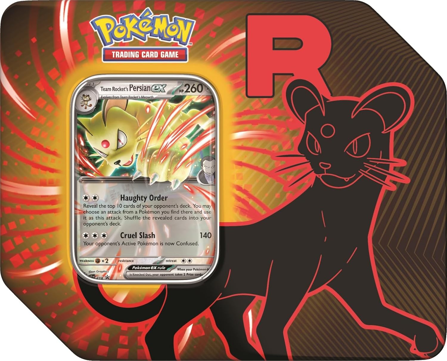 TCG: Team Rocket Tin - Persian