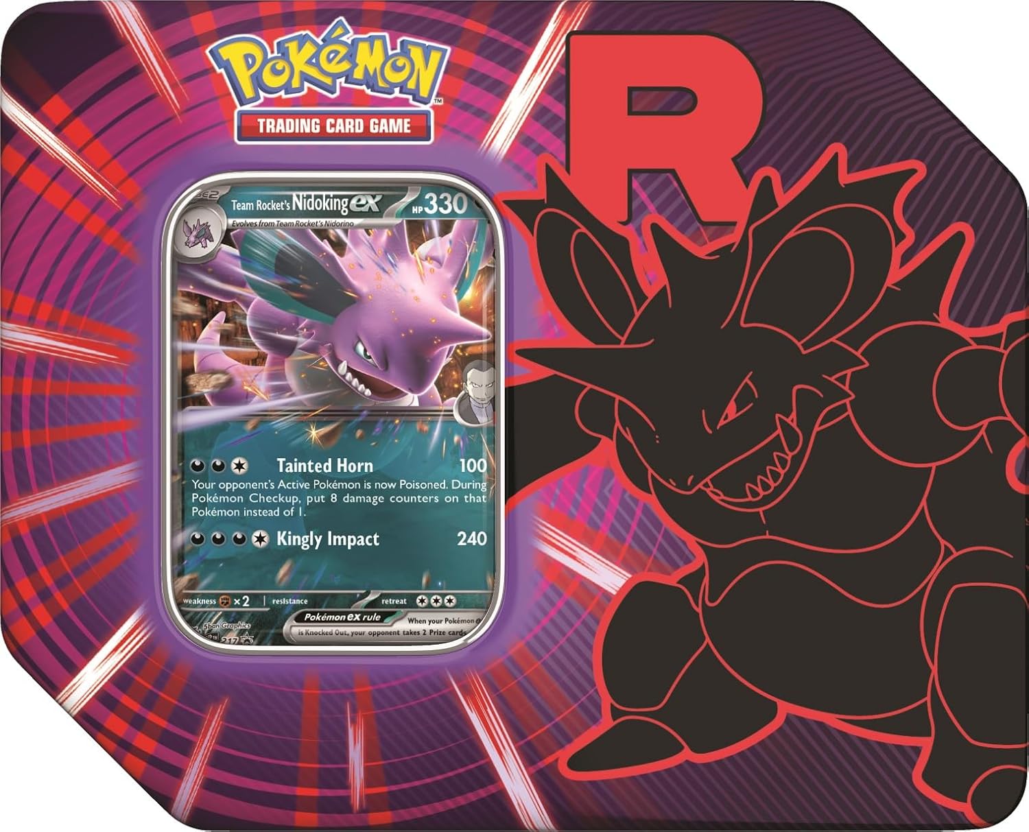 TCG: Team Rocket Tin - Nidoking