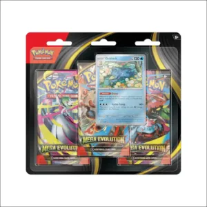 Pokémon TCG - Mega Evolution 3-Pack Blister [Golduck] *ingl+es
