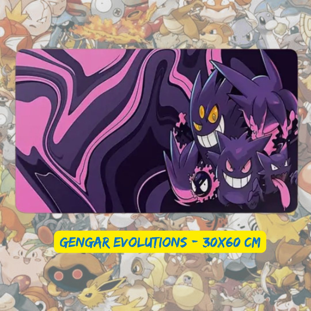 Playmat Pokémon TCG - Gengar Evolutions 30x60 cm