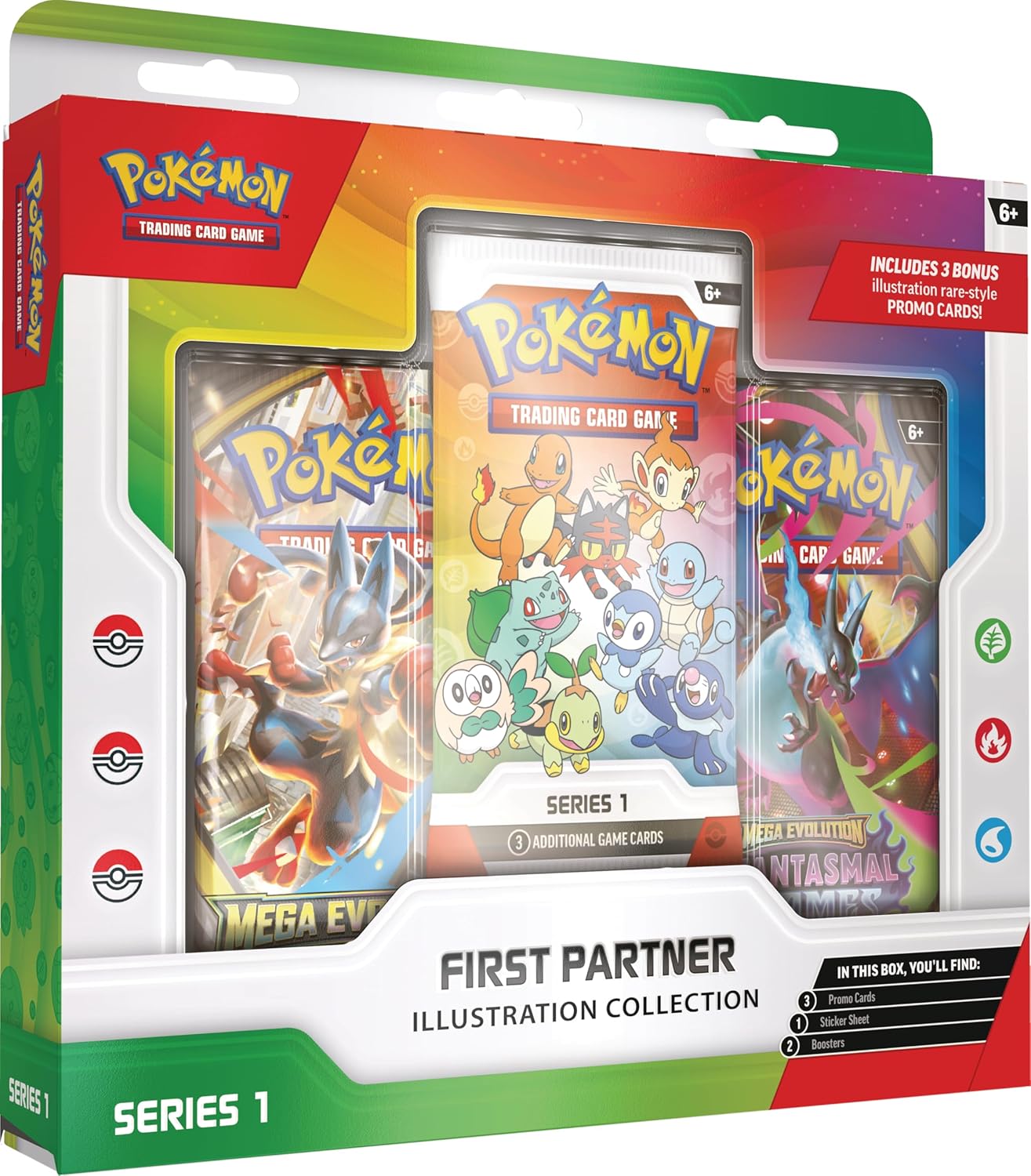 Pokémon TCG: Collection - First Partner Illustration Collection Series 1 *Inglés