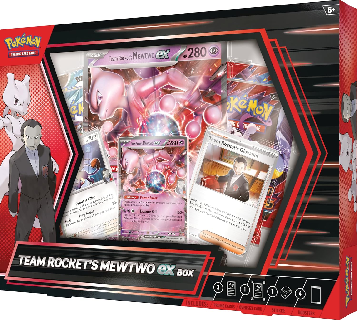 Pokémon TCG: Box - Team Rocket’s Mewtwo Ex *español