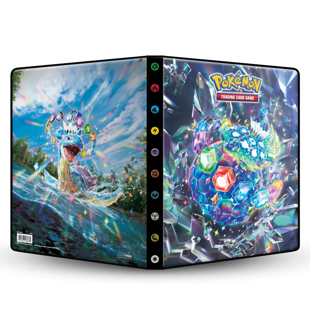 Pokémon TCG v- Ultra Pro Stellar Crown 9-Pocket Portfolio