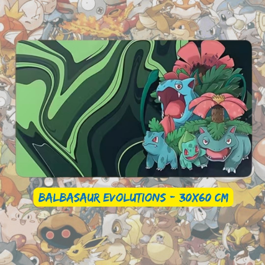 Playmat Pokémon TCG - Bulbasaur Evolutions 30x60 cm