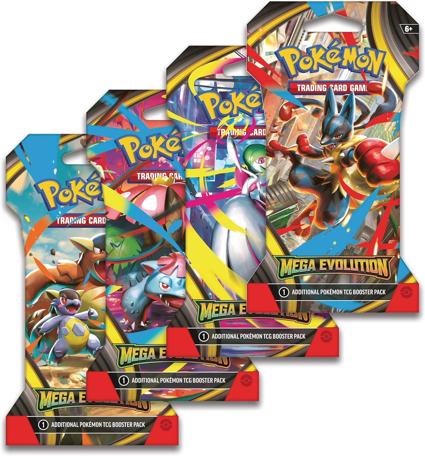 Pokémon TCG: Mega Evolution - Sleeved Booster Pack (10 Cartas)