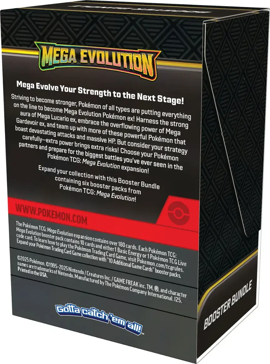Pokémon TCG - Mega Evolution Booster Bundle